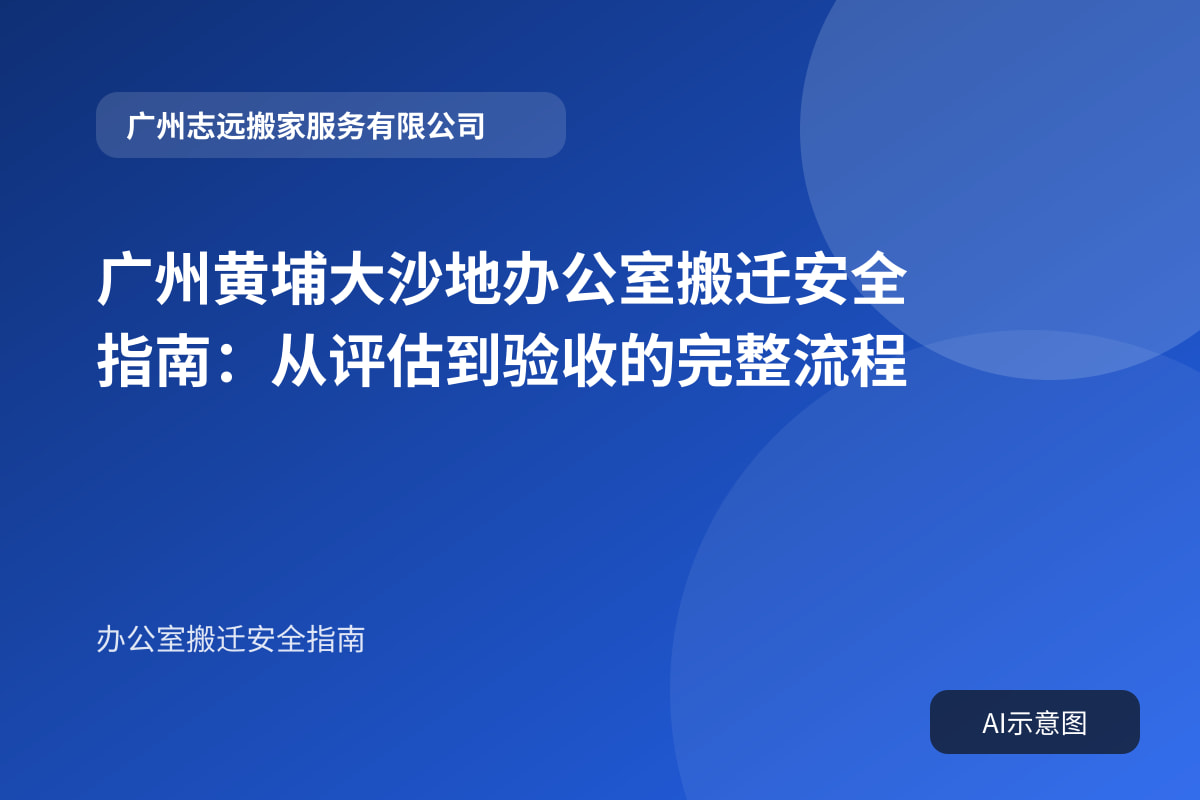 广州黄埔大沙地办公室搬迁安全指南:从评估到验收的完整流程封面示意图