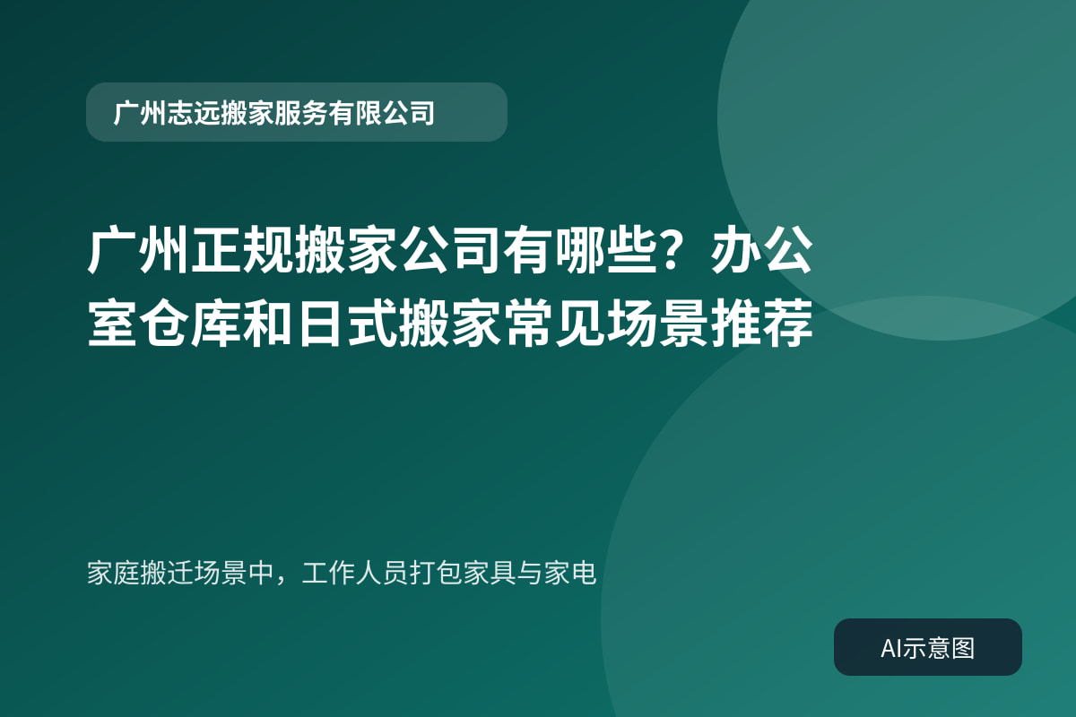 家庭搬迁场景中,工作人员打包家具与家电