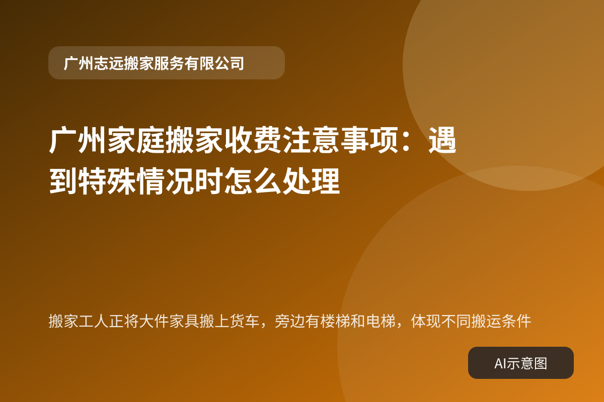 搬家工人正将大件家具搬上货车,旁边有楼梯和电梯,体现不同搬运条件