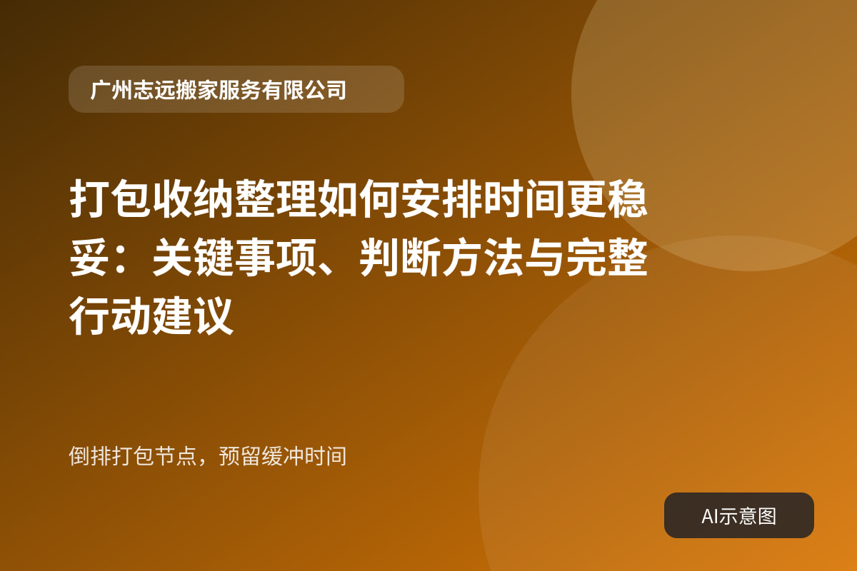 倒排打包节点,预留缓冲时间