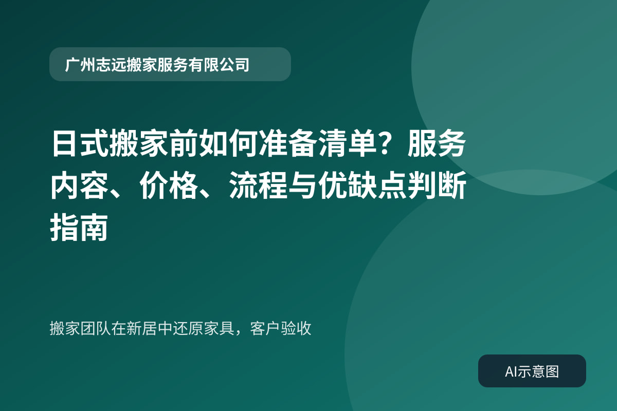 搬家团队在新居中还原家具,客户验收