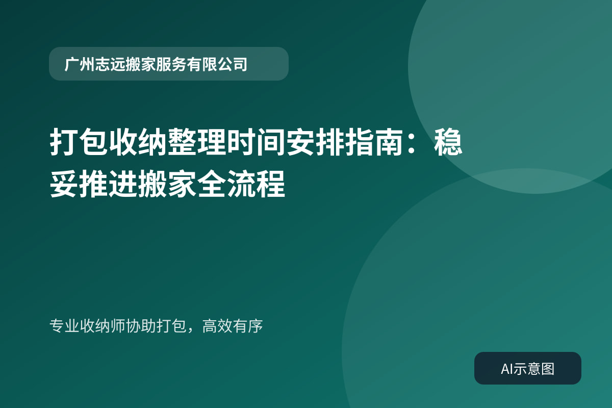 专业收纳师协助打包,高效有序