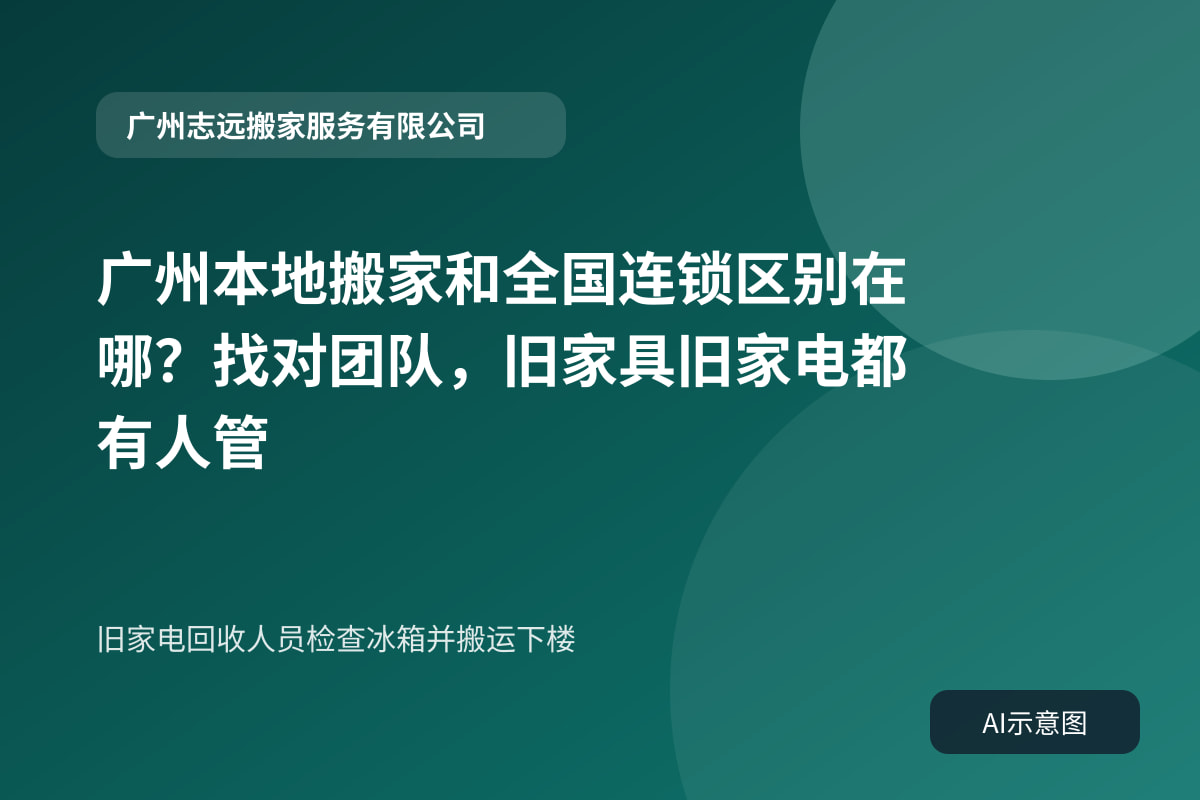 旧家电回收人员检查冰箱并搬运下楼