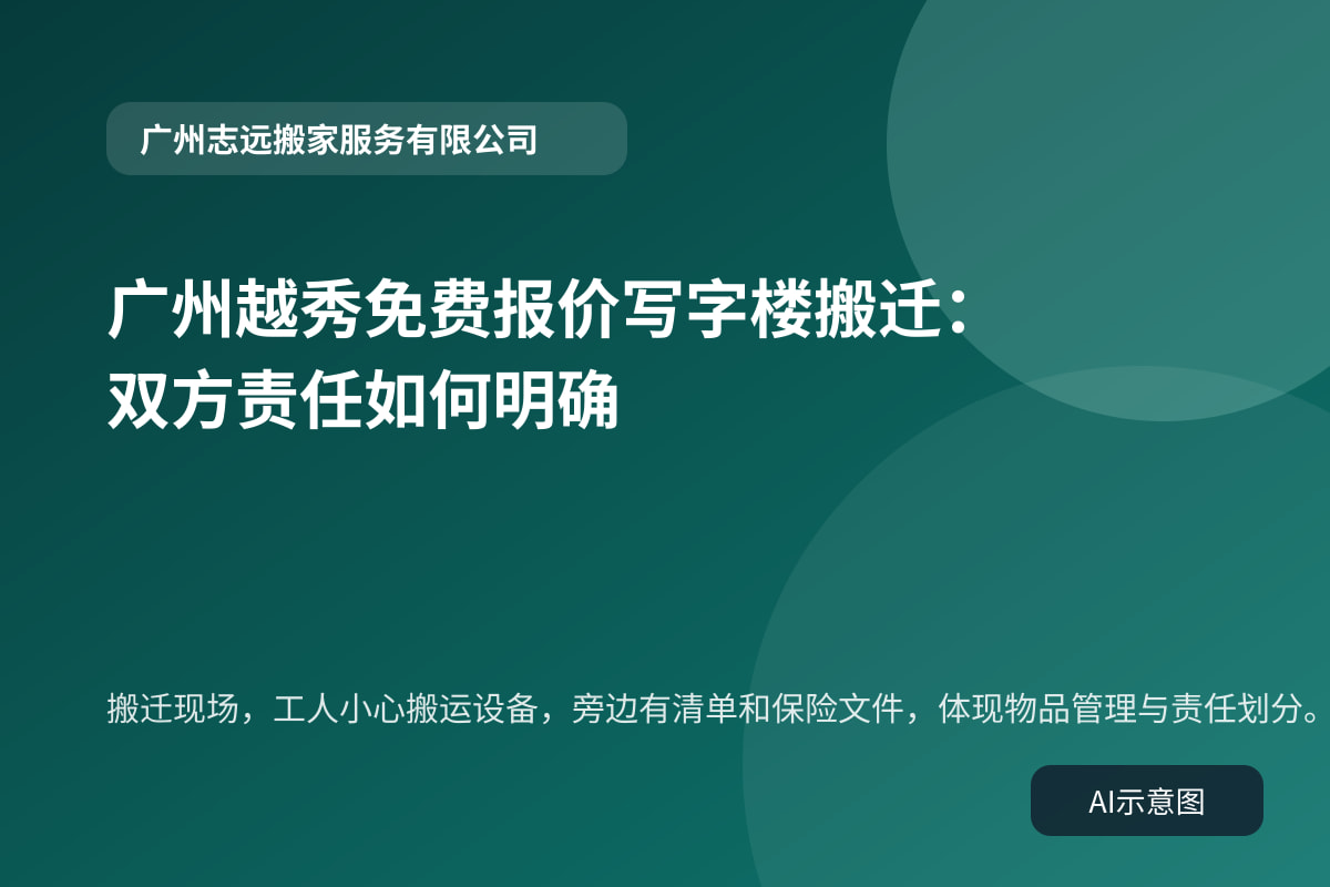 搬迁现场,工人小心搬运设备,旁边有清单和保险文件,体现物品管理与责任划分。