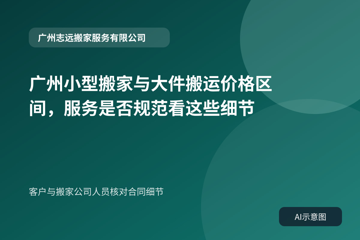 客户与搬家公司人员核对合同细节