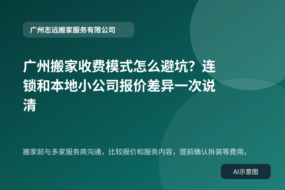 搬家前与多家服务商沟通，比较报价和服务内容，提前确认拆装等费用。